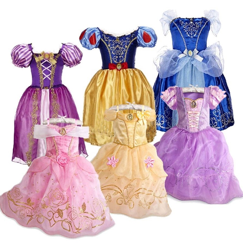 Carnaval Encanto Isabella télévision Cosplay Girls Girls Short Sleeve Flower Ruffles Princess Party Vêtements Robe Costumes