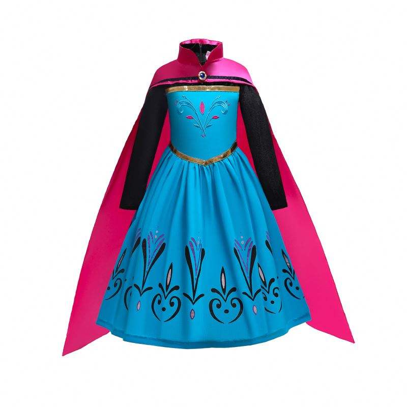 Baige Christmas Halloween Party Robes For Kids Princess Anna Elsa Cosplay Costume Baby Role Play Costume