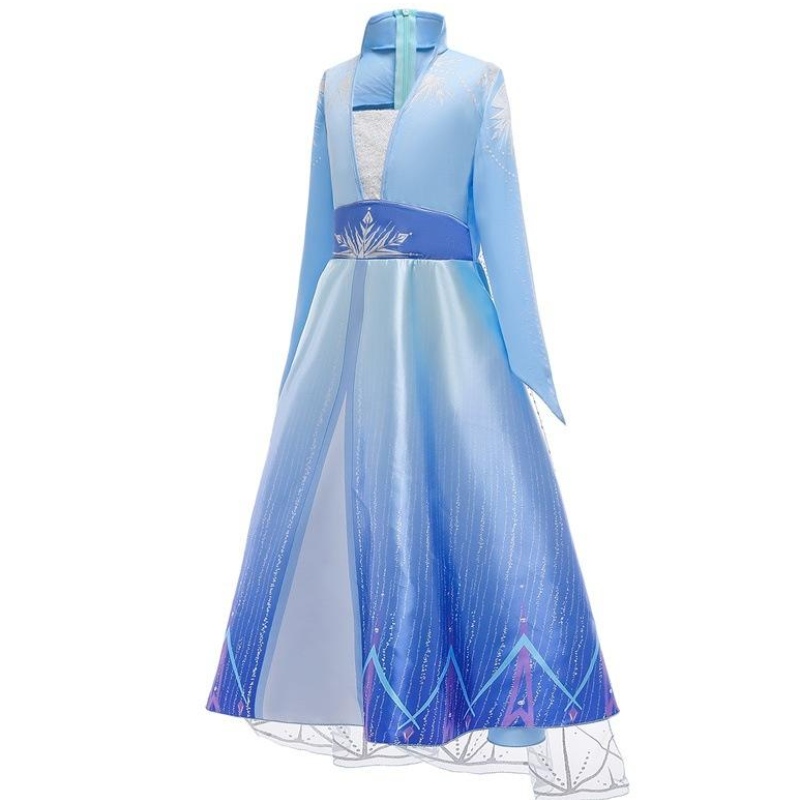 Lesnouveaux enfants de célébrités vêtements princesse elsa portent des costumes d\'Halloween robes pour les filles