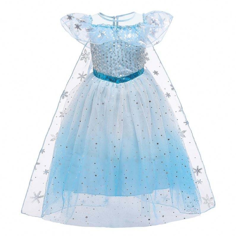 Baige Cosplay Party Dress Up Belle Princess Girls Dress Costume Princess Elsa Anna Halloween Fairy Kids Fancy Dishing BX1683