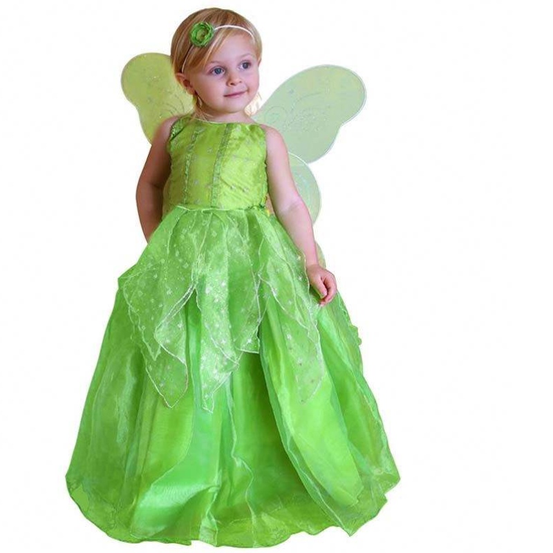 Fancy Halloween Christmas Dress Up 2-11y Little Girl Princess Tinker Bell Costume HCTB-002