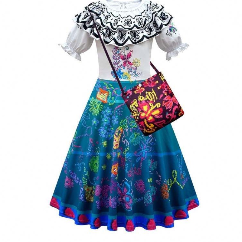 Halloween Cosplay tenue femmes robes de princesse adulte Mirabel Isabella Encanto Costume adulte HCIS-017