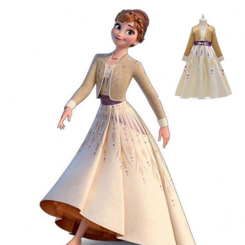 Film 2 Princess Elsa et Anna Baby Girls Cosplay Dress BX1662