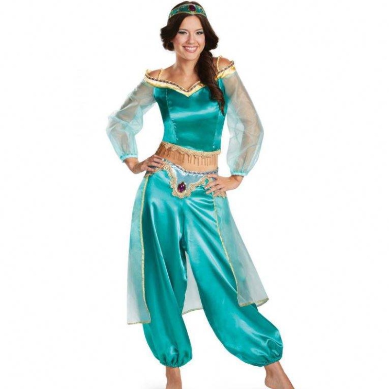 Jasmine Princess Dress Cosplay Cosplay Halloween Costume Cosplay Stage Wear