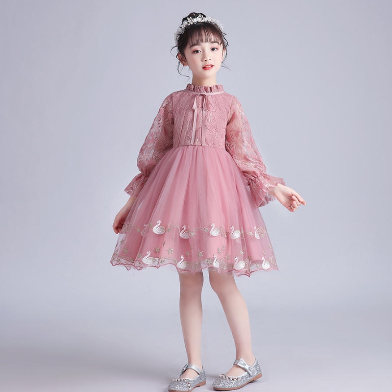 Style européen enfants vêtements fille robe de mariée enfants belle fête d\'anniversaire robes tutu pour les fleurs filles robe robe