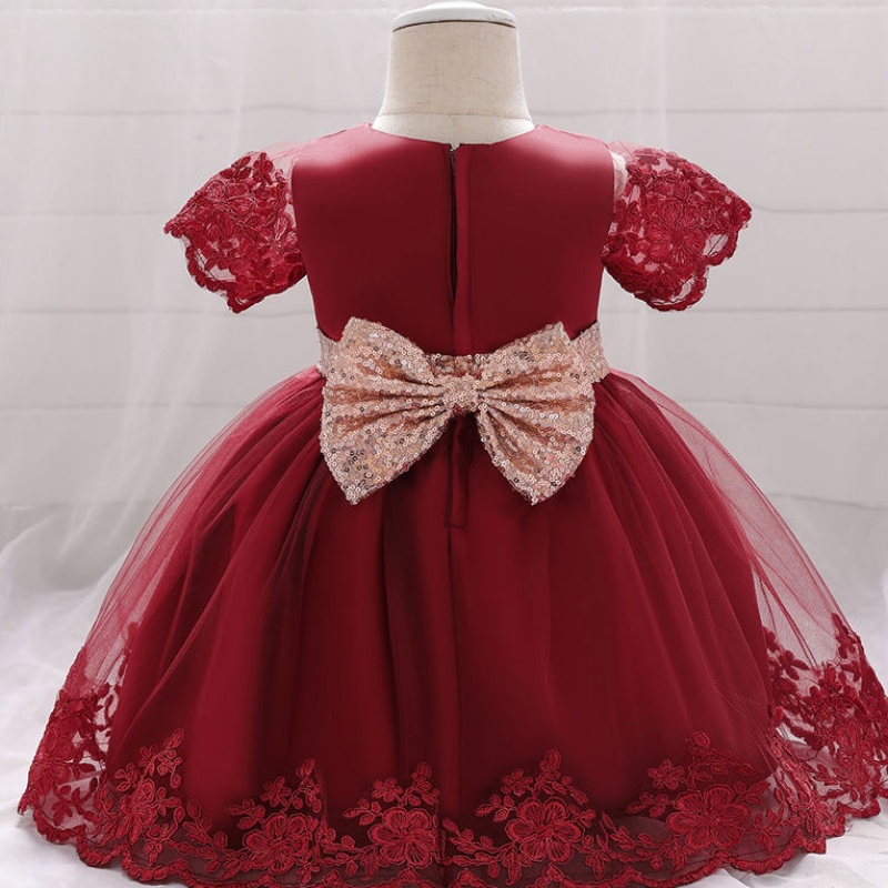 2022 Cérémonie bébé 1ère robe d\'anniversaire pour bébé vêtements pour bébés robes de princesse de princesse fête des vêtements 0 1 2 oui