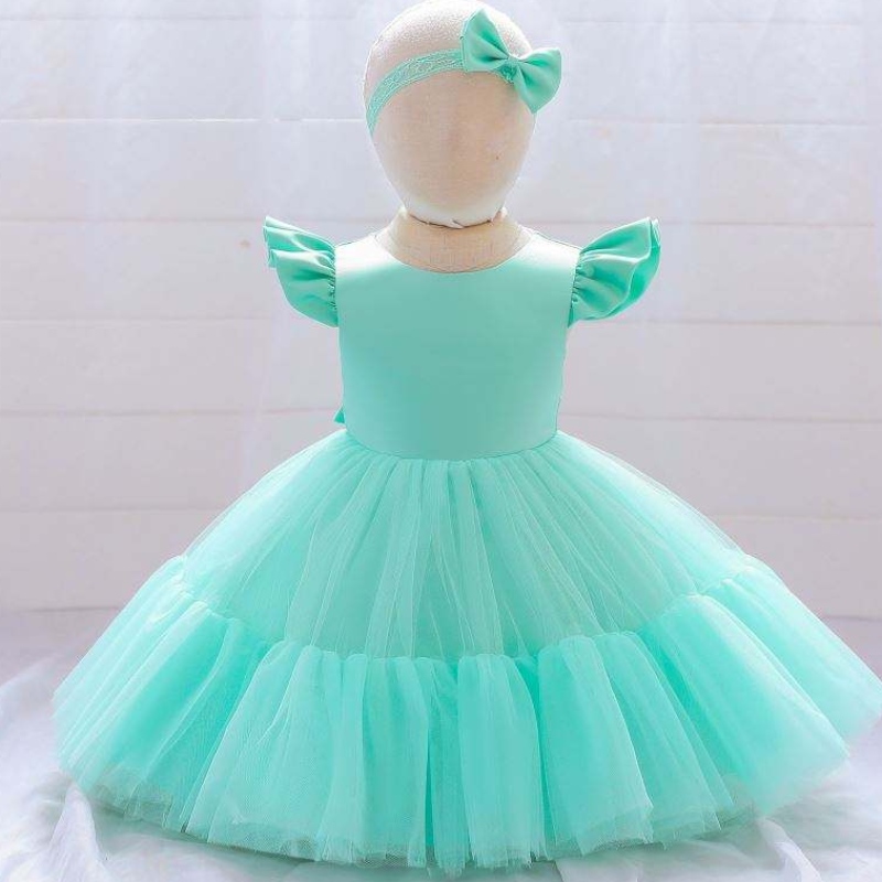 Baige 4years manches courtes enfants robe de fête d\'anniversaire pour enfants baptême