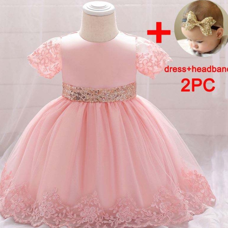 Baige en gros enfants fille robe fille mignonne fille costume de ligne dorée de ligne d\'enfants robes de fête l1926xz