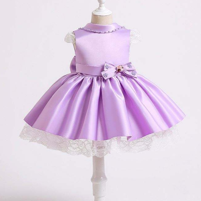 Baige Neonatal cake dress Children\'s dress First Baptist paillettes Short dress xz003