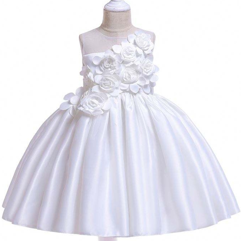 Robe de boule de mariage en gros princesse baby flower girl flore fashion anniversaire fête robe l5068
