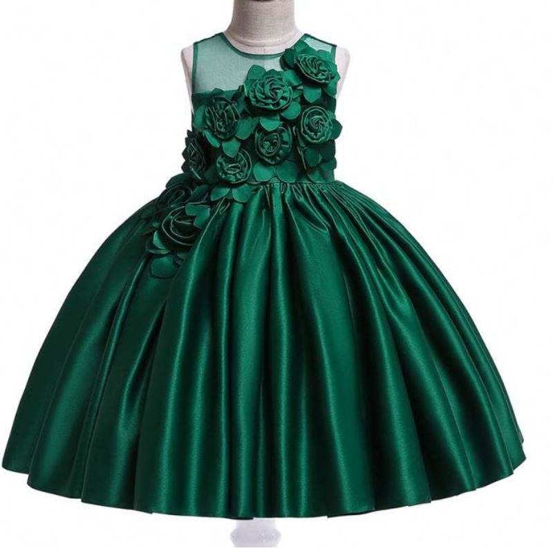 Robe de boule de mariage en gros princesse baby flower girl flore fashion anniversaire fête robe l5068