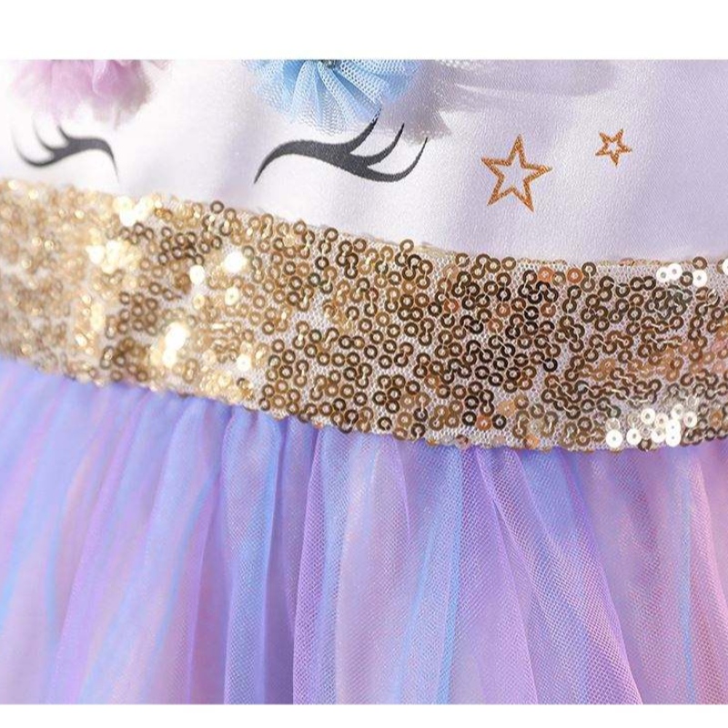 Baige Unicorn Tutu Party Robe Unicorn Robe Girl Girl Princess Robes Costume