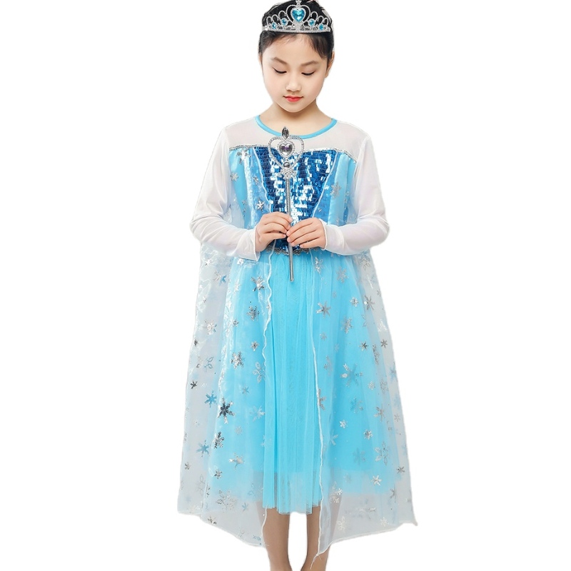Girls \\\\ \'Ice Princess Dress Costume Birthdayeen Christmas Fancy Party Tenue