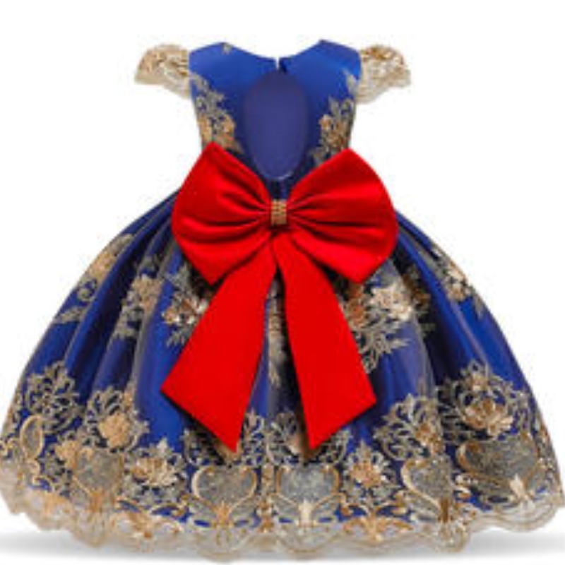 Usine approvisionnement des enfants vêtements de Noël fille d\'anniversaire de fête d\'anniversaire dentelle de dentelle princesse fille de mariage robe formelle