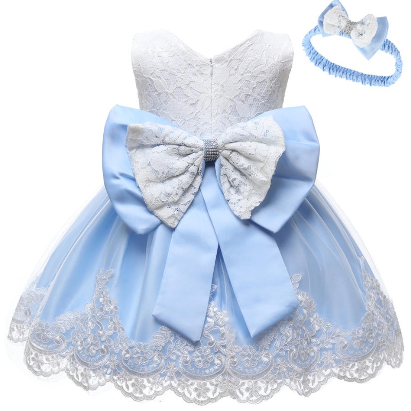 Baby New Style Fancy Ball Rose Kids Robe Baby Girls Party Portez des fleurs Robe des filles pendant 3 ans