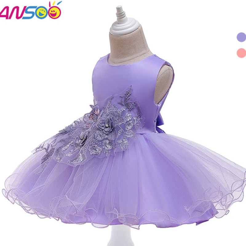 Ansoonew conçue filles élégantes forme formelle robe gamin costume de costume de costume de soirée