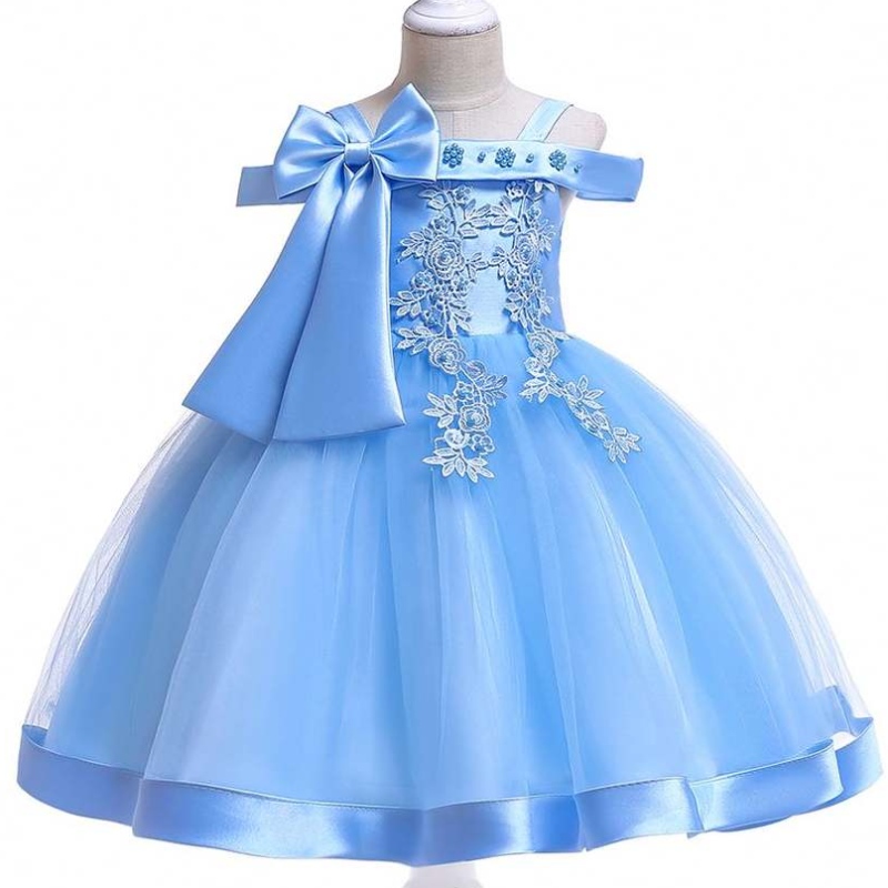 Baigenew frock kids fête robenouveau-née fille fleurie des robes d\'anniversaire de pleine lune l5081xz