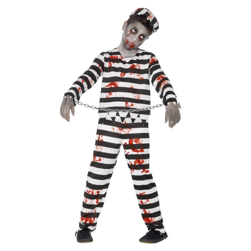 Costume de prisonnier zombie garçon