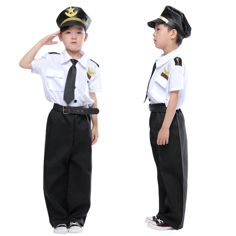 Habiller des enfants de luxe de Deluxe Pilot Set Young Captain Role Play Suit