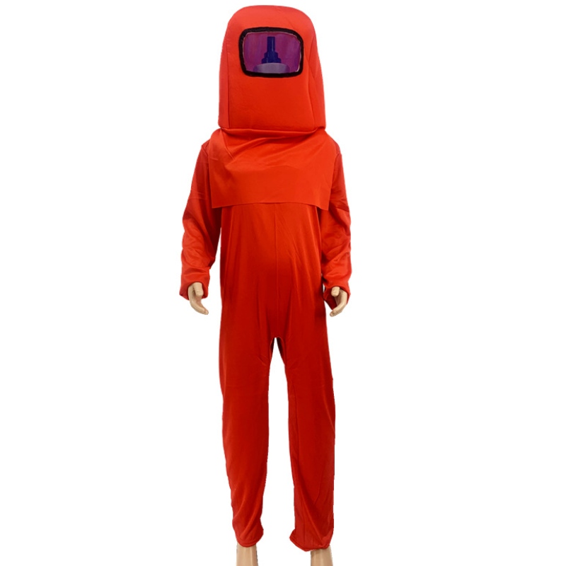 Costume de costume d\'astronaute pour enfants combinaison de combinaison bleu rouge