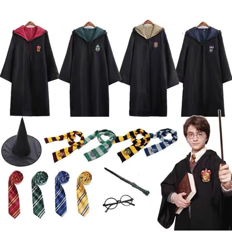 Magic Robe Cape Cosplay Clothes Accessoires Kids Wizard Cosplay TV&Movie Cosplay Harrypotterr Costume