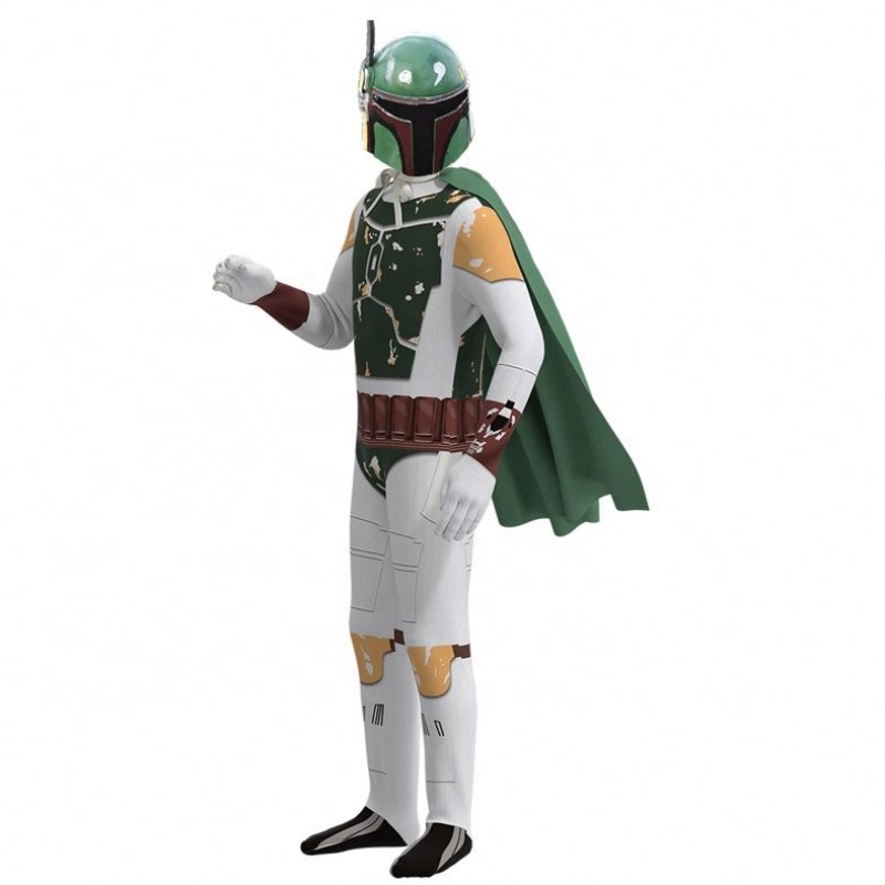 Nouveau style Cool Wars Suit pour les enfants avec un casque&COSEZ LE MANDALORIAN HALLOWEEN Costume pour les garçons