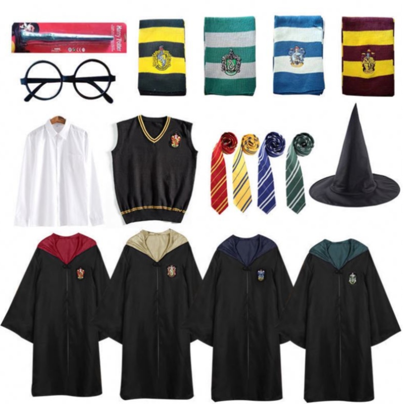 Nouvelle arrivée HARRY COSPlay Costume Kids and Adult Potter Robe pour les costumes de fête d\'Halloween