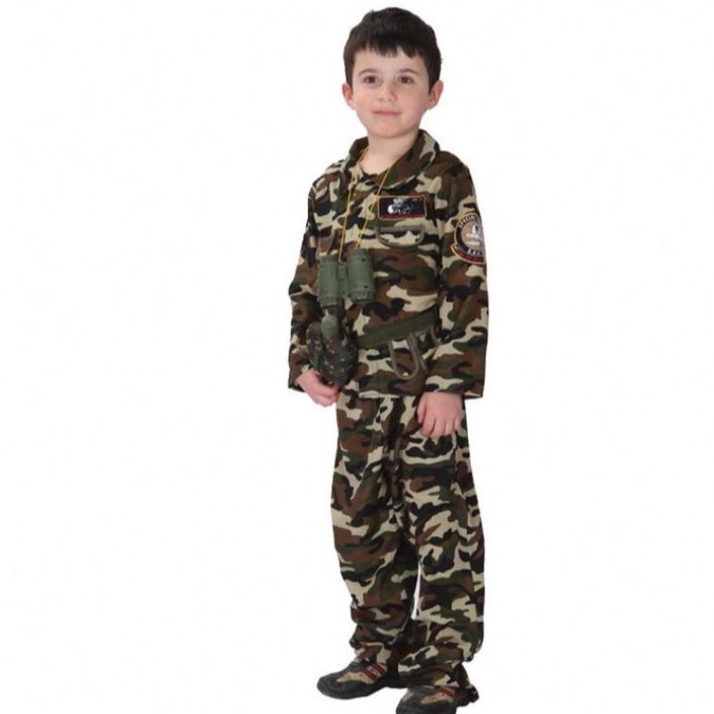 Boys soldats costume uniforme militaire costume de l\'armée pour enfants HCBC-010