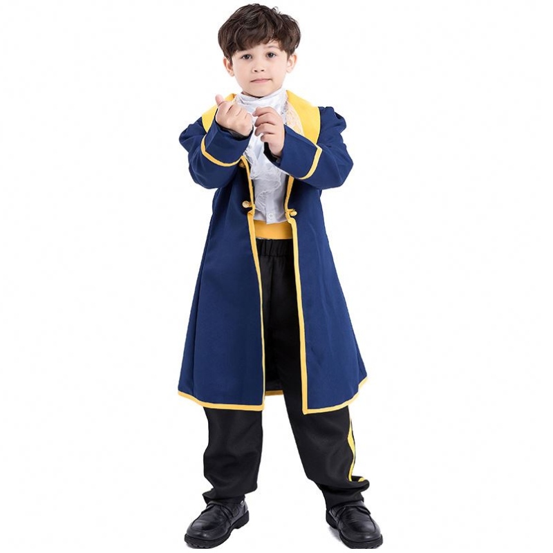 Kids Beauty and the Beast Cosplay Costume Halloween Party Men Boys Fancy Dishing Movie Prince \\\\\\\\ Costume