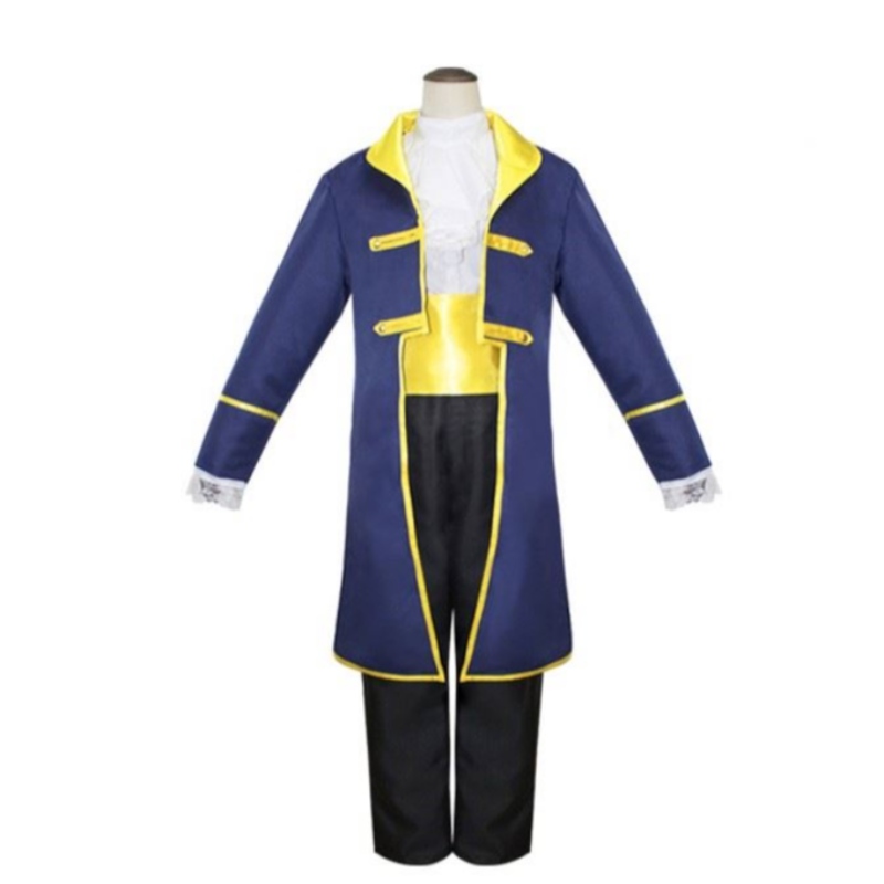 Carnival Cosplay Children Blue Boys Pianist Prince Costume pour la fête