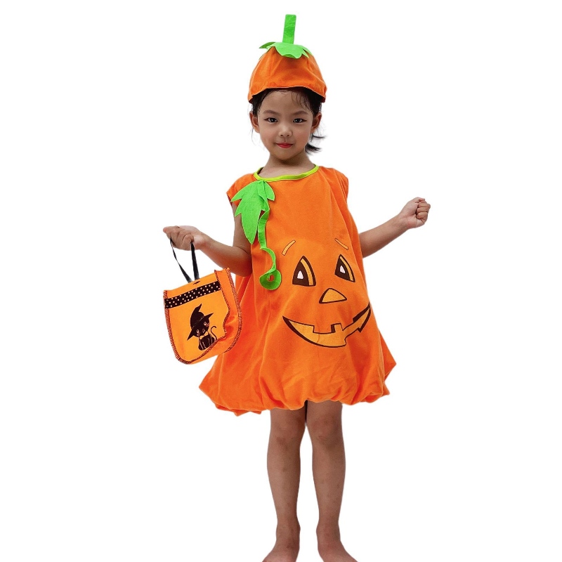 Costume de citrouille Halloween pour enfants Vêtements de performance