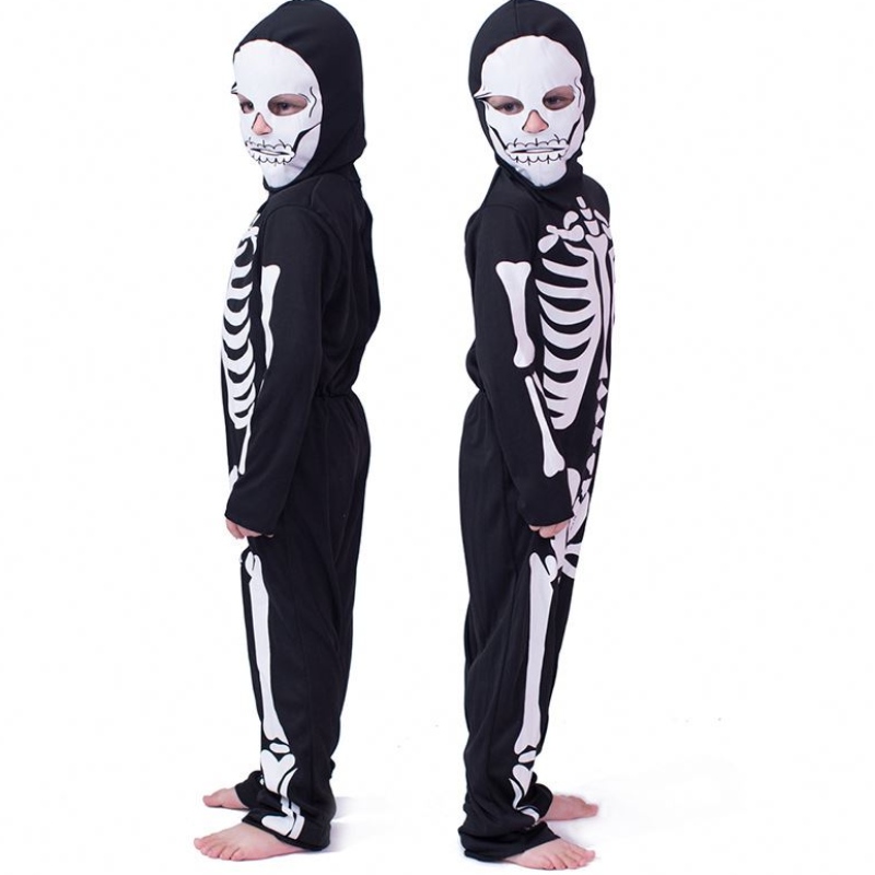 Costumes d\'enfants d\'Halloween Cos Costumes de mascarade pour hommes et femmes Skull Skeleton Ghost Vêtements Horror Vêtements Costumes