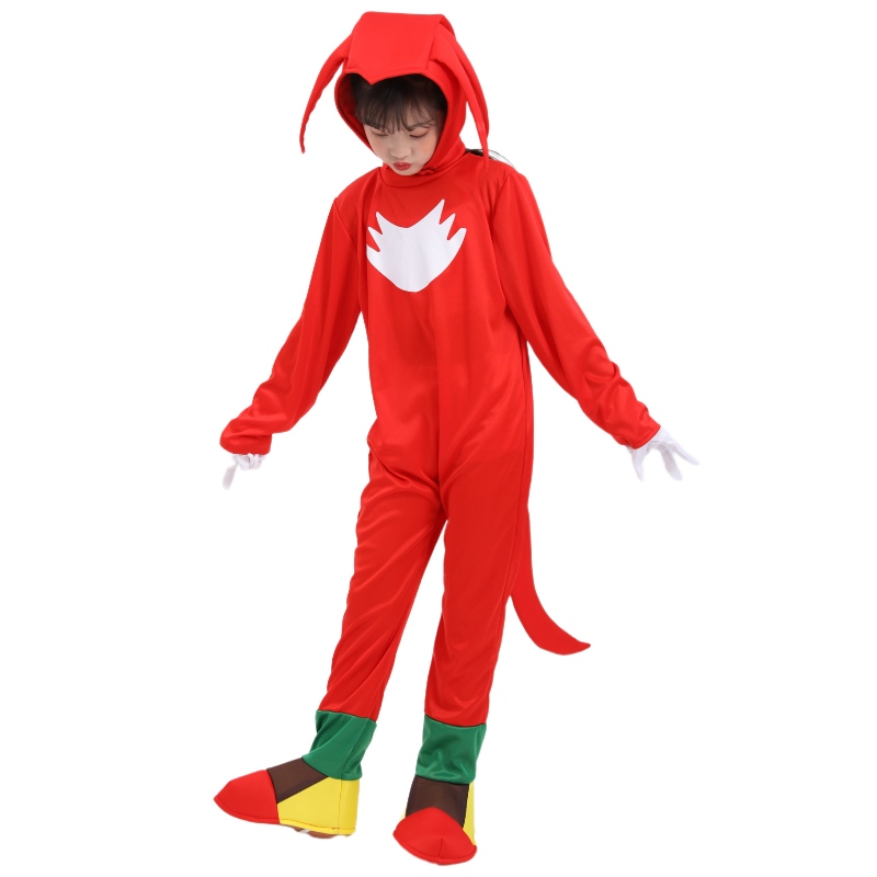 Costumes de performance de scène pour enfants Costume d\'Halloween rouge sonore pour enfants