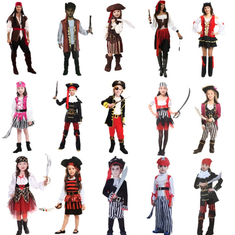 Amazon Hot Sale Cosplay Costume Halloween Pirate Party Vêtements pour les enfants