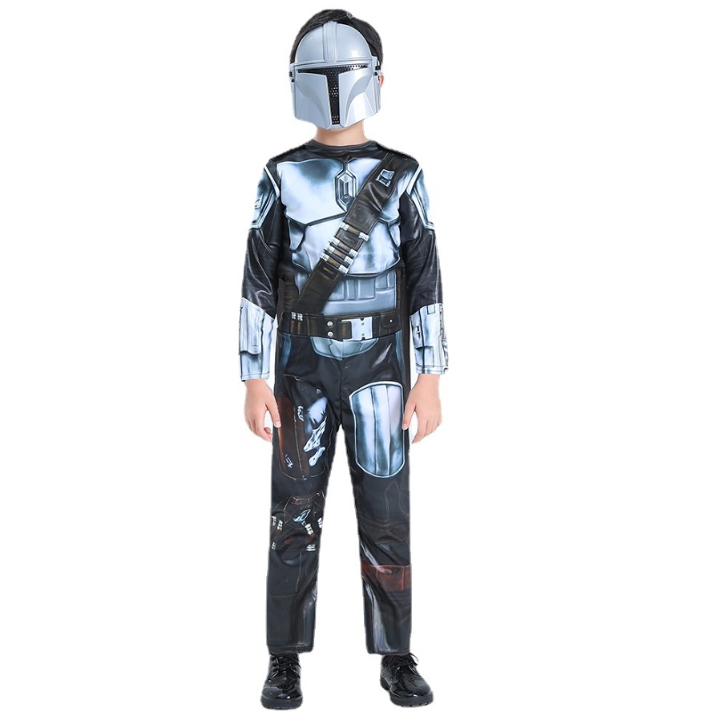 Mandalorian Costume Kids Youth Tailles Dress Up Cosplay Halloween